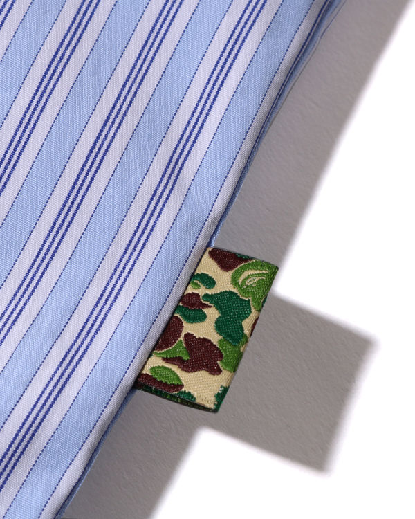 Pánské Košile Bape Thomas Mason Stripe Coach Blankyt | 45793JRYZ