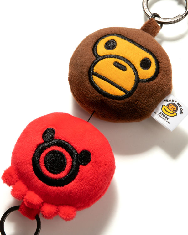 Pánské Kroužky Na Klíče Bape Milo Plush Světle Červené | 54602MIAL