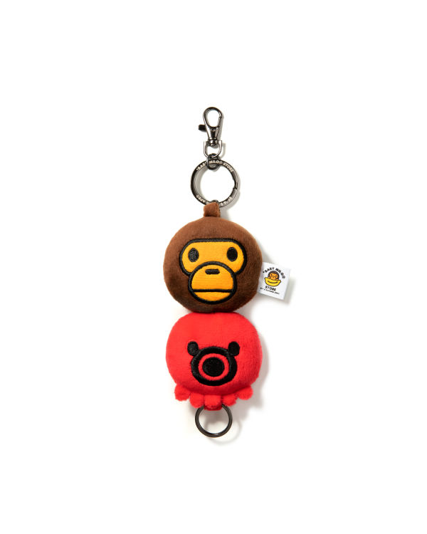 Pánské Kroužky Na Klíče Bape Milo Plush Světle Červené | 54602MIAL