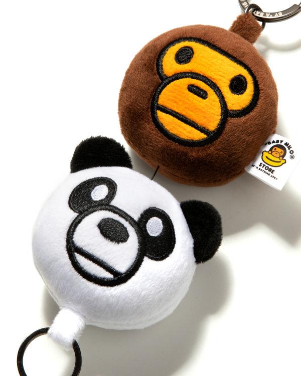 Pánské Kroužky Na Klíče Bape Milo Plush Bílé | 60273ECJR