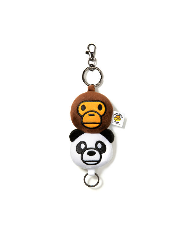 Pánské Kroužky Na Klíče Bape Milo Plush Bílé | 60273ECJR