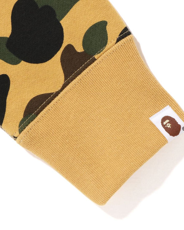 Pánské Mikiny Bape 1st Camo Crewneck Žluté | 38209VWLK