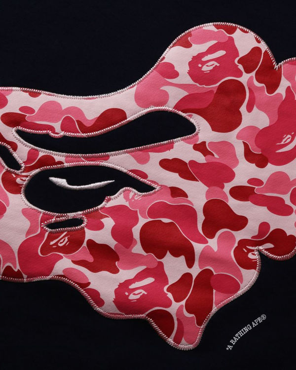 Pánské Mikiny Bape ABC Camo Patch Relaxed Fit Crewneck Tmavě Blankyt Blankyt | 18750LVCG