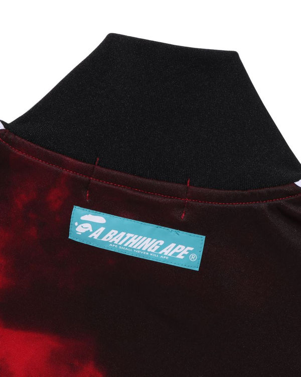 Pánské Mikiny Bape A Bathing Ape Dye Track Světle Červené | 35904FPWH