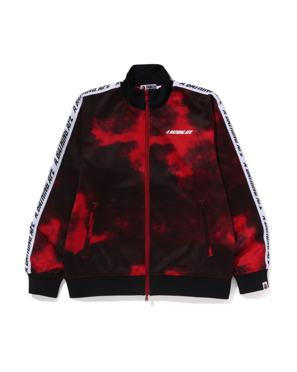 Pánské Mikiny Bape A Bathing Ape Dye Track Světle Červené | 35904FPWH