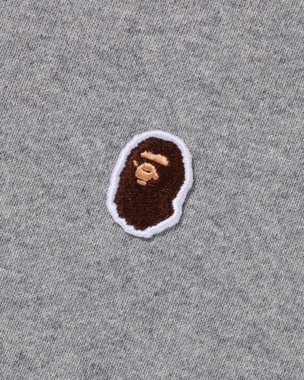 Pánské Mikiny Bape Ape Head One Point Relaxed Fit Crewneck Šedé | 12534FLTM
