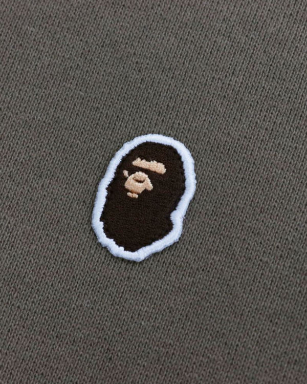 Pánské Mikiny Bape Ape Head One Point Relaxed Fit Crew Neck Hnědé | 52410XRDB