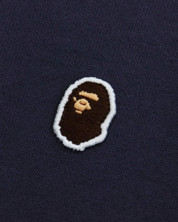 Pánské Mikiny Bape Ape Head One Point Relaxed Fit Crew Neck Tmavě Fialové | 60843YFLM
