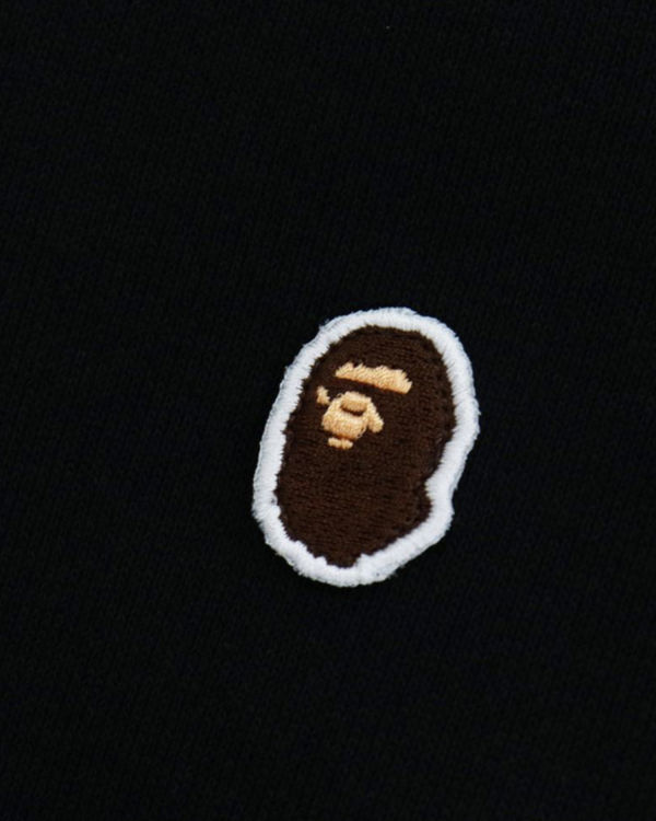 Pánské Mikiny Bape Ape Head One Point Relaxed Fit Crew Neck Černé | 74563DHRK