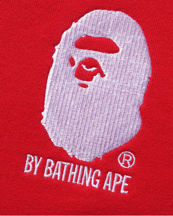 Pánské Mikiny Bape By Bathing Ape Embroidery Světle Červené | 76580IAGP