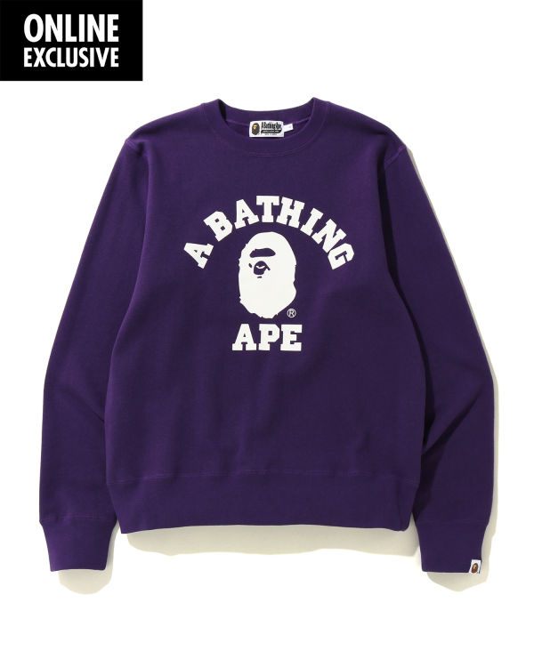 Pánské Mikiny Bape College Královská Modrá Fialové | 46103BCUA