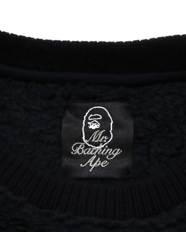 Pánské Mikiny Bape Mr Boa crew neck Černé | 76102QKZN