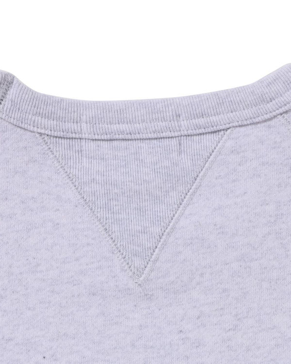 Pánské Mikiny Bape Patch Relaxed Fit Crewneck Šedé | 98530NXHO