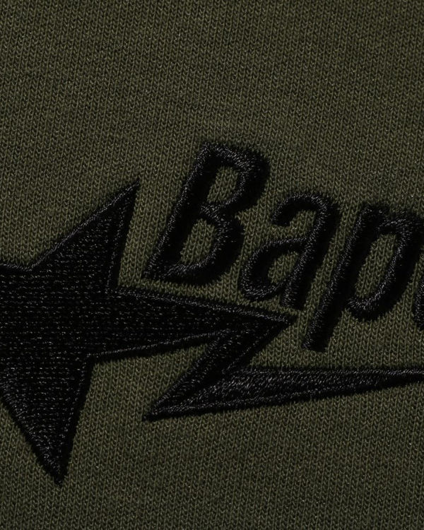 Pánské Mikiny Bape STA Logo Relaxed Fit Crewneck Zelene | 35710LOAH