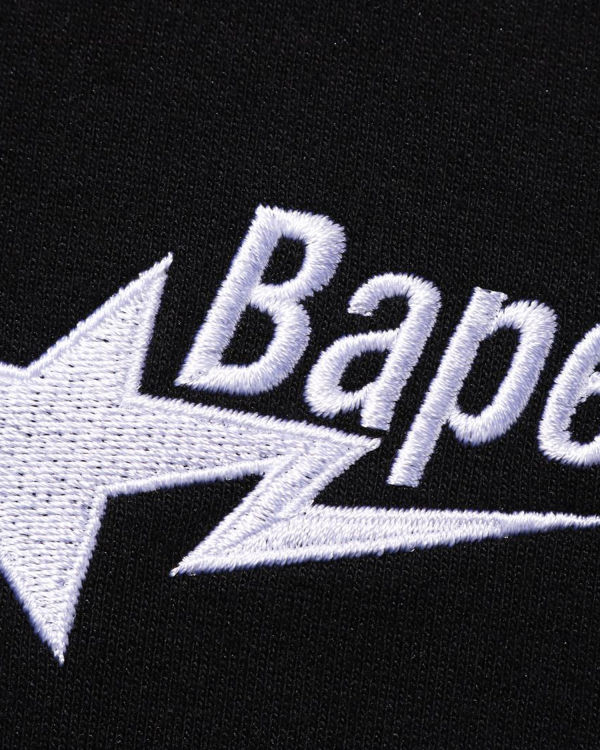 Pánské Mikiny Bape STA Logo Relaxed Fit Crewneck Černé | 45018UHEF