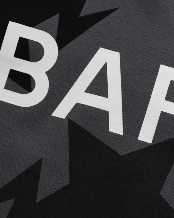 Pánské Mikiny Bape STA Pattern Relaxed Fit Crewneck Černé | 37056CHYR