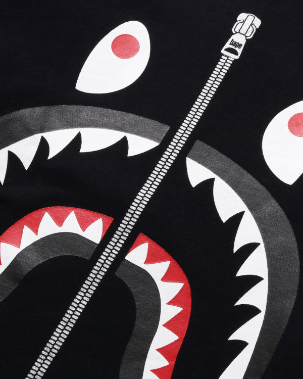 Pánské Mikiny Bape Shark Crewneck Černé | 81604ZBSL