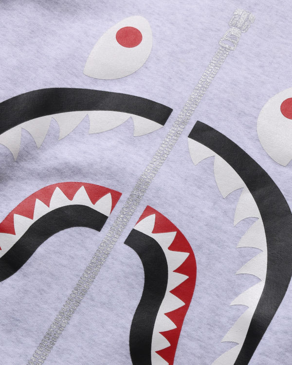 Pánské Mikiny Bape Shark Crewneck Šedé | 61420DAUB