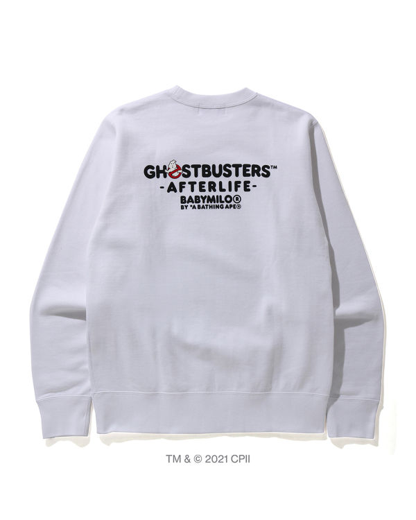 Pánské Mikiny Bape X Ghostbusters Ape Head Crewneck Bílé | 79438PSWZ