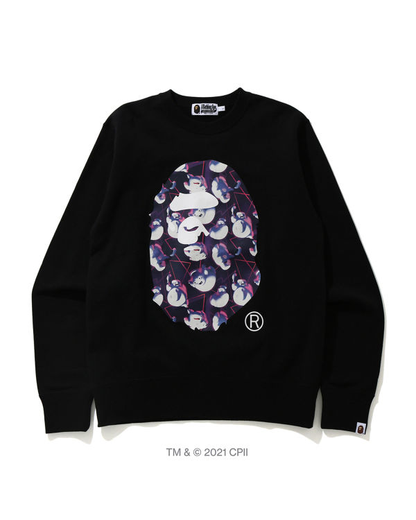 Pánské Mikiny Bape X Ghostbusters Ape Head Crewneck Černé | 95720ZGQF