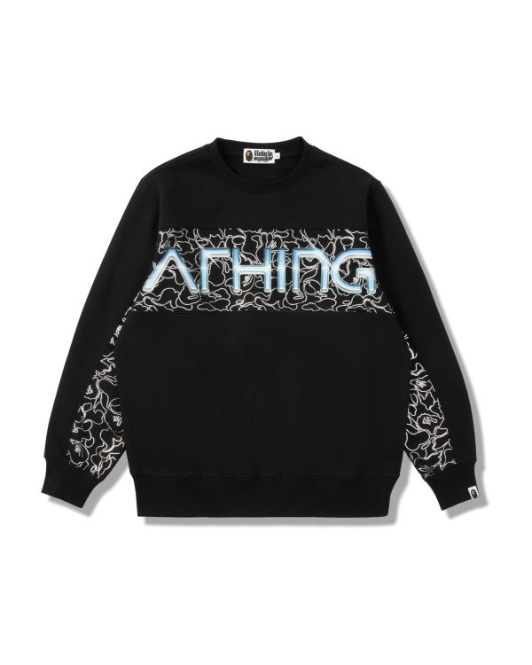 Pánské Mikiny Bape X Hajime Sorayama Crewneck Černé | 34916KRSB