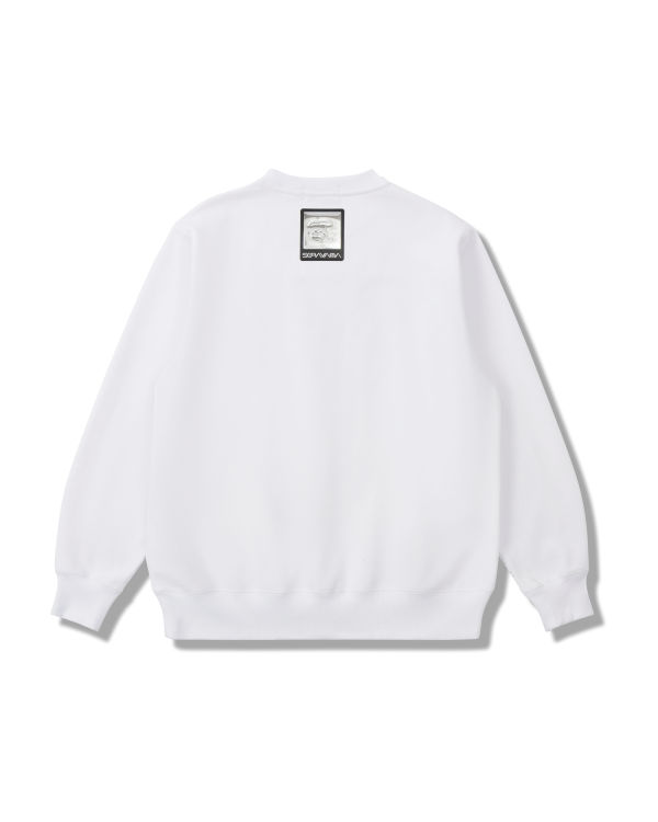 Pánské Mikiny Bape X Hajime Sorayama Crewneck Bílé | 87621FZST