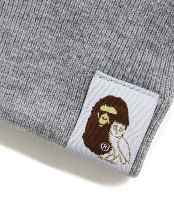 Pánské Mikiny Bape X OVO Card Crew Neck Šedé | 16398BXYO