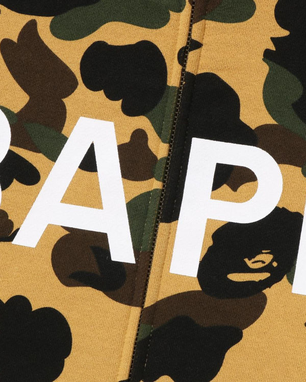 Pánské Mikiny S Kapucí Bape 1st Camo Balaclava Full Zip Žluté | 27356LXIC