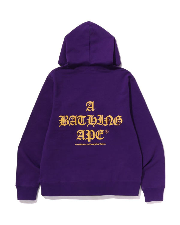 Pánské Mikiny S Kapucí Bape A Bathing Ape Pullover Fialové | 68270BIFS