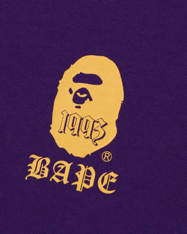 Pánské Mikiny S Kapucí Bape A Bathing Ape Pullover Fialové | 68270BIFS