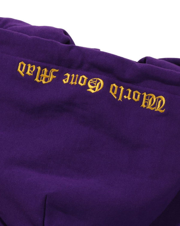Pánské Mikiny S Kapucí Bape A Bathing Ape Pullover Fialové | 68270BIFS