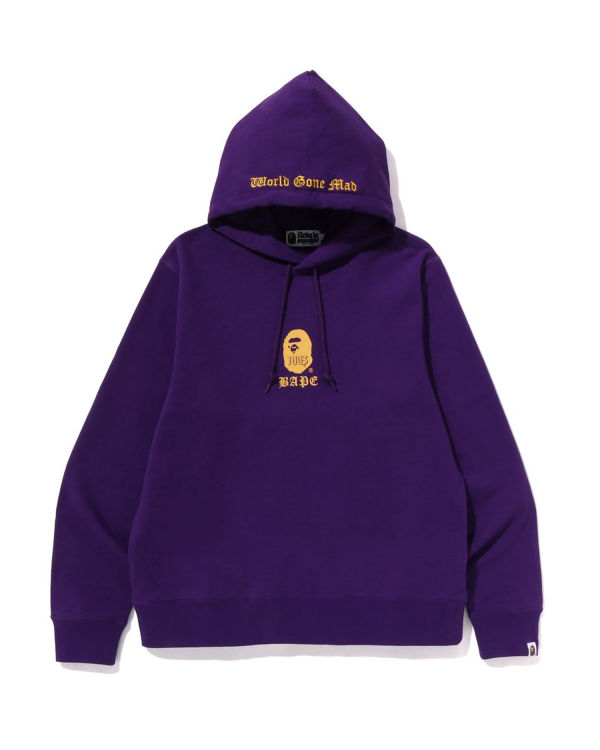 Pánské Mikiny S Kapucí Bape A Bathing Ape Pullover Fialové | 68270BIFS