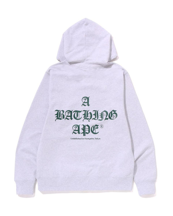 Pánské Mikiny S Kapucí Bape A Bathing Ape Pullover Šedé | 80514DVWQ
