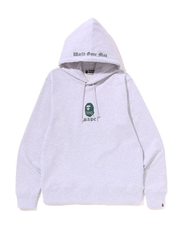 Pánské Mikiny S Kapucí Bape A Bathing Ape Pullover Šedé | 80514DVWQ