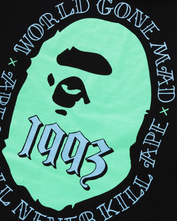 Pánské Mikiny S Kapucí Bape Ape Head Pullover Černé | 60785MLNP