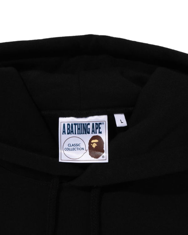Pánské Mikiny S Kapucí Bape Ape Relaxed Fit Pullover Černé | 69107CSFU