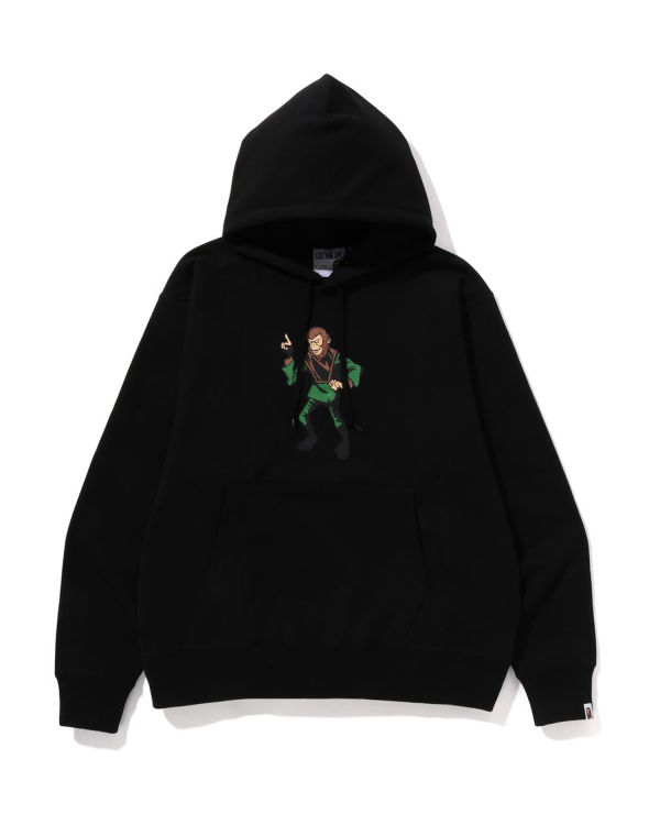 Pánské Mikiny S Kapucí Bape Ape Relaxed Fit Pullover Černé | 69107CSFU