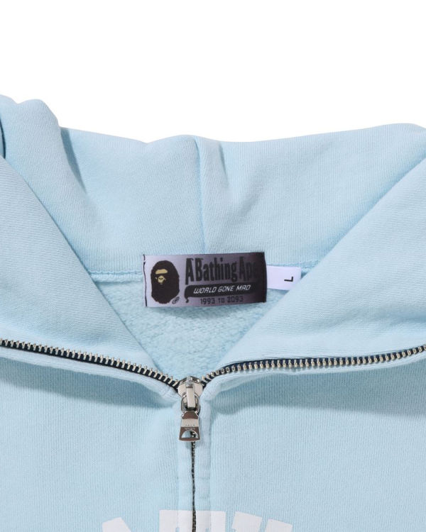 Pánské Mikiny S Kapucí Bape College Gradation Relaxed Fit Full Zip Blankyt | 25398ZGIU