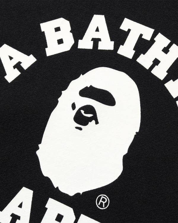 Pánské Mikiny S Kapucí Bape College Černé | 38159UNOX