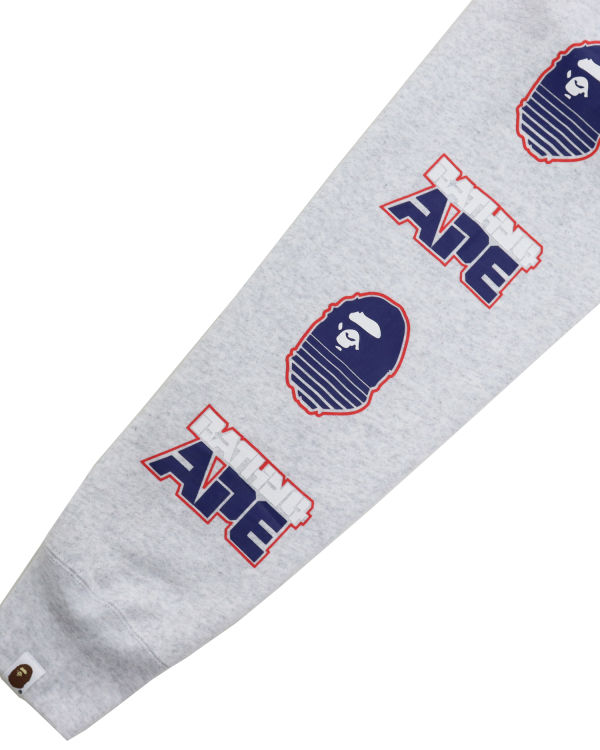 Pánské Mikiny S Kapucí Bape Grafická #1 Pullover Světle Šedé | 32695YQUC
