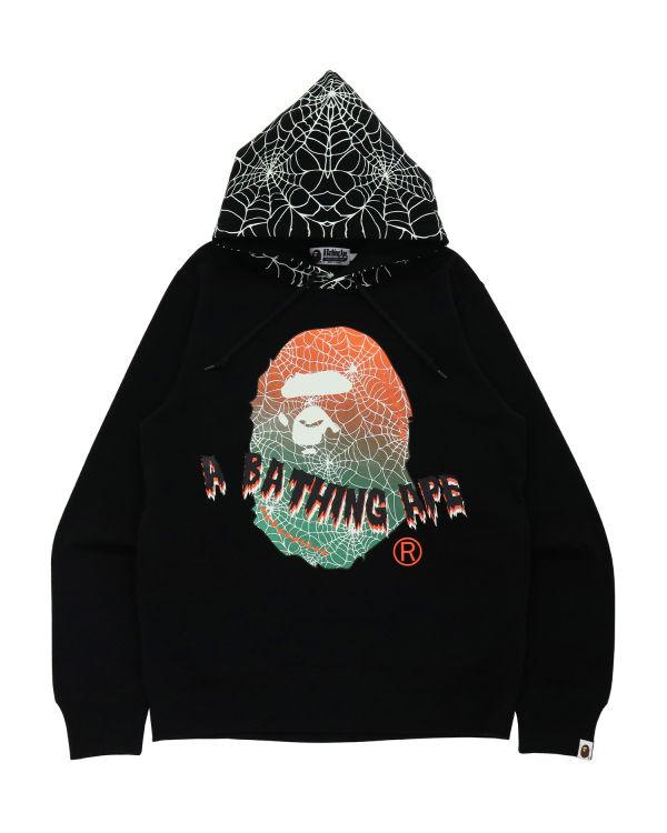 Pánské Mikiny S Kapucí Bape Halloween Ape Head Glow In The Dark Pullover Černé | 40286VXNL