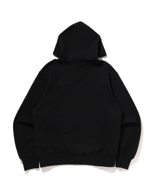 Pánské Mikiny S Kapucí Bape STA Logo Relaxed Fit Pullover Černé | 61809YRJG