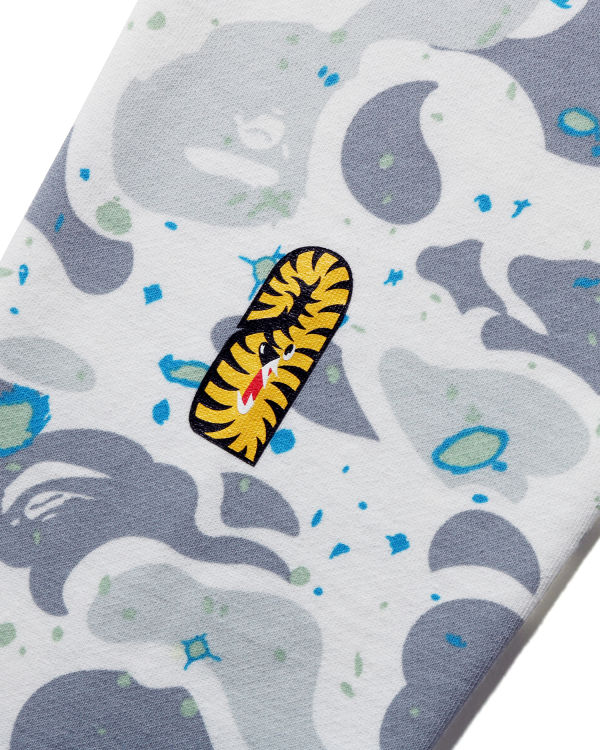 Pánské Mikiny S Kapucí Bape Space Camo Tiger Full Zip Bílé | 16047GDVM