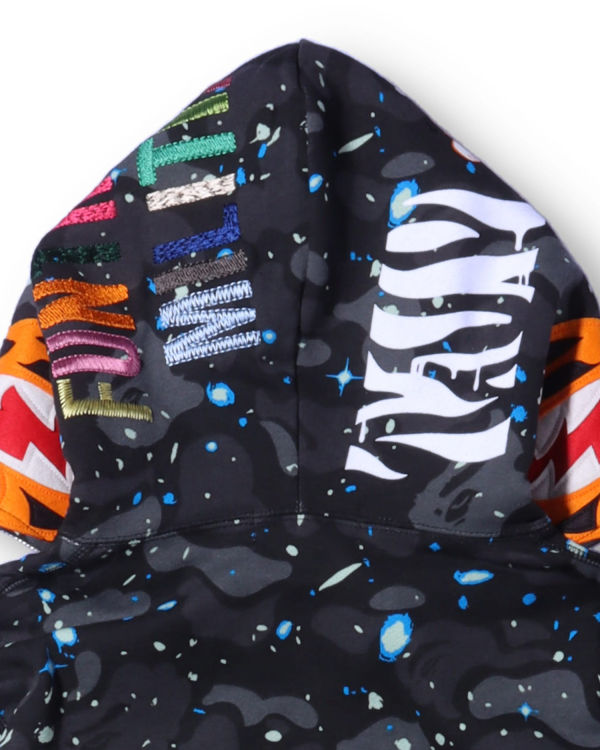 Pánské Mikiny S Kapucí Bape Space Camo Tiger Full Zip Černé | 45912OWHD
