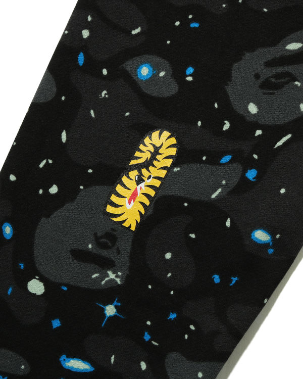 Pánské Mikiny S Kapucí Bape Space Camo Tiger Full Zip Černé | 45912OWHD