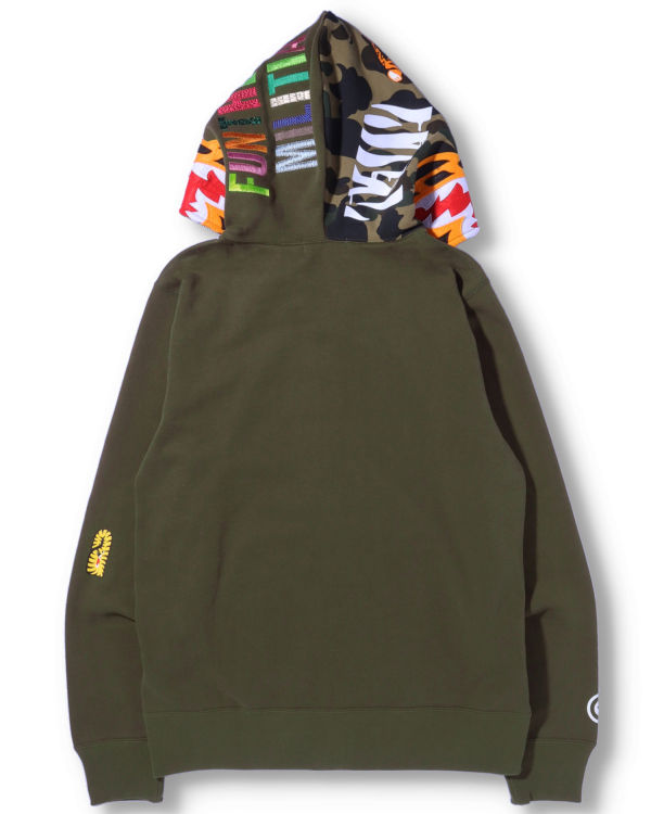 Pánské Mikiny S Kapucí Bape Tiger Full Zip Zelene | 45293YVPK