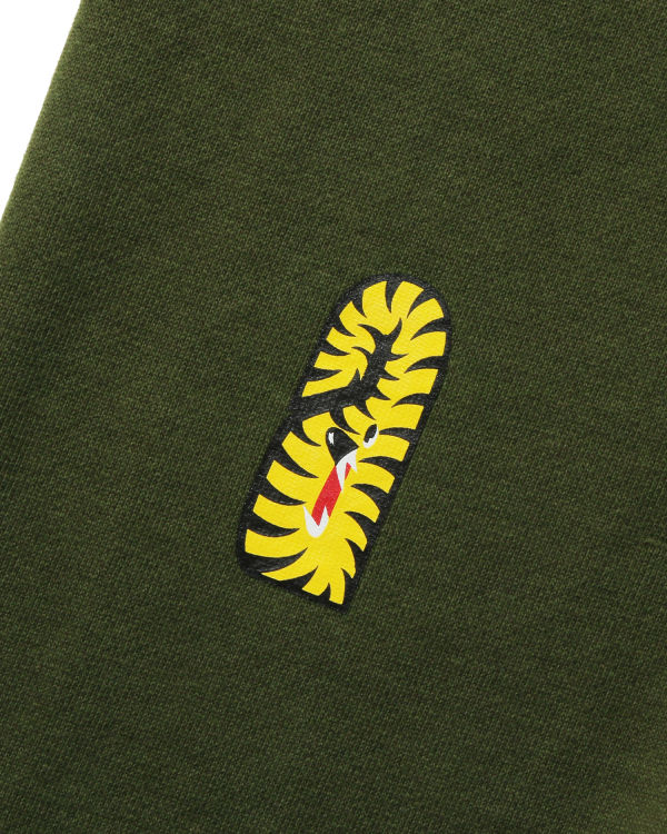 Pánské Mikiny S Kapucí Bape Tiger Full Zip Zelene | 45293YVPK