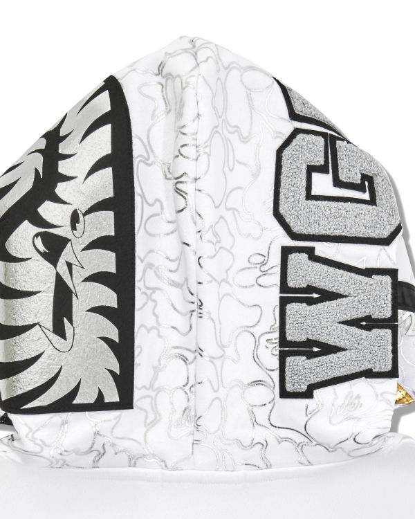 Pánské Mikiny S Kapucí Bape X Hajime Sorayama Shark Full Zip Bílé | 82749ISOX