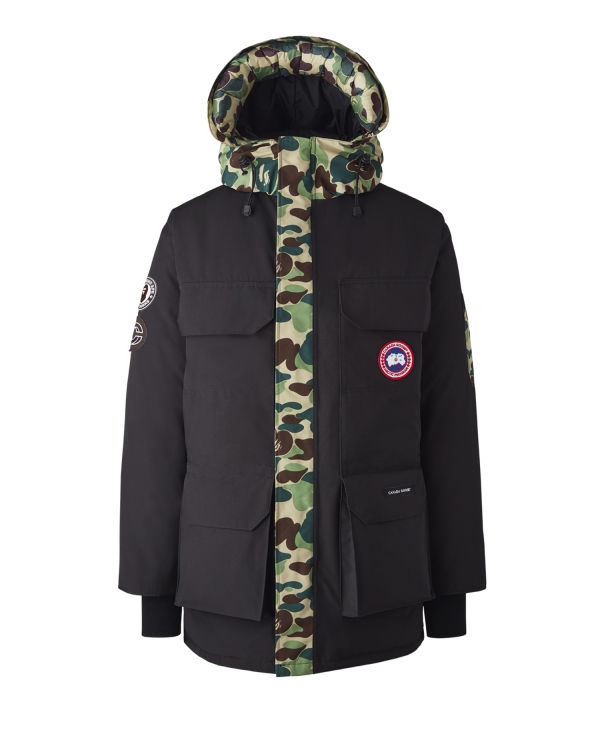 Pánské Parka Bape X Canada Goose X Concepts ABC Camo Expedition Černé | 14326UVTK