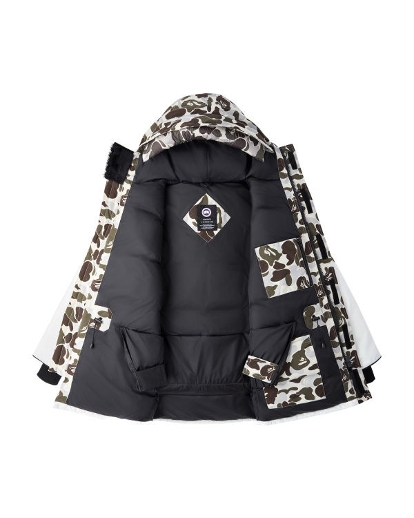 Pánské Parka Bape X Canada Goose X Concepts ABC Camo Expedition Bílé | 90618CXOW
